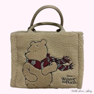NWT Primark Winnie the Pooh Sherpa satchel tote Bag